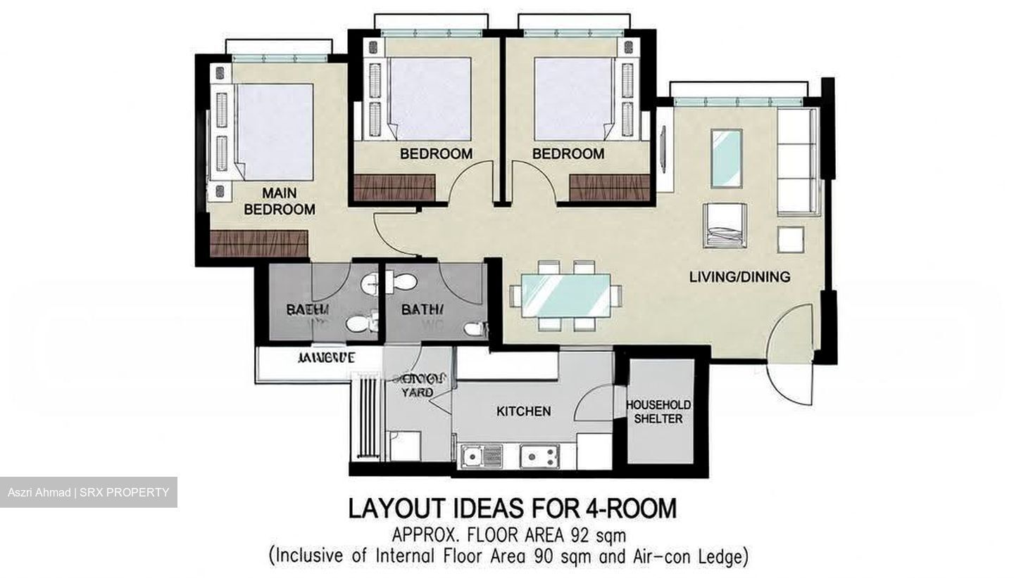 Blk 502A Palm Breeze @ Yishun (Yishun), HDB 4 Rooms #634205981
